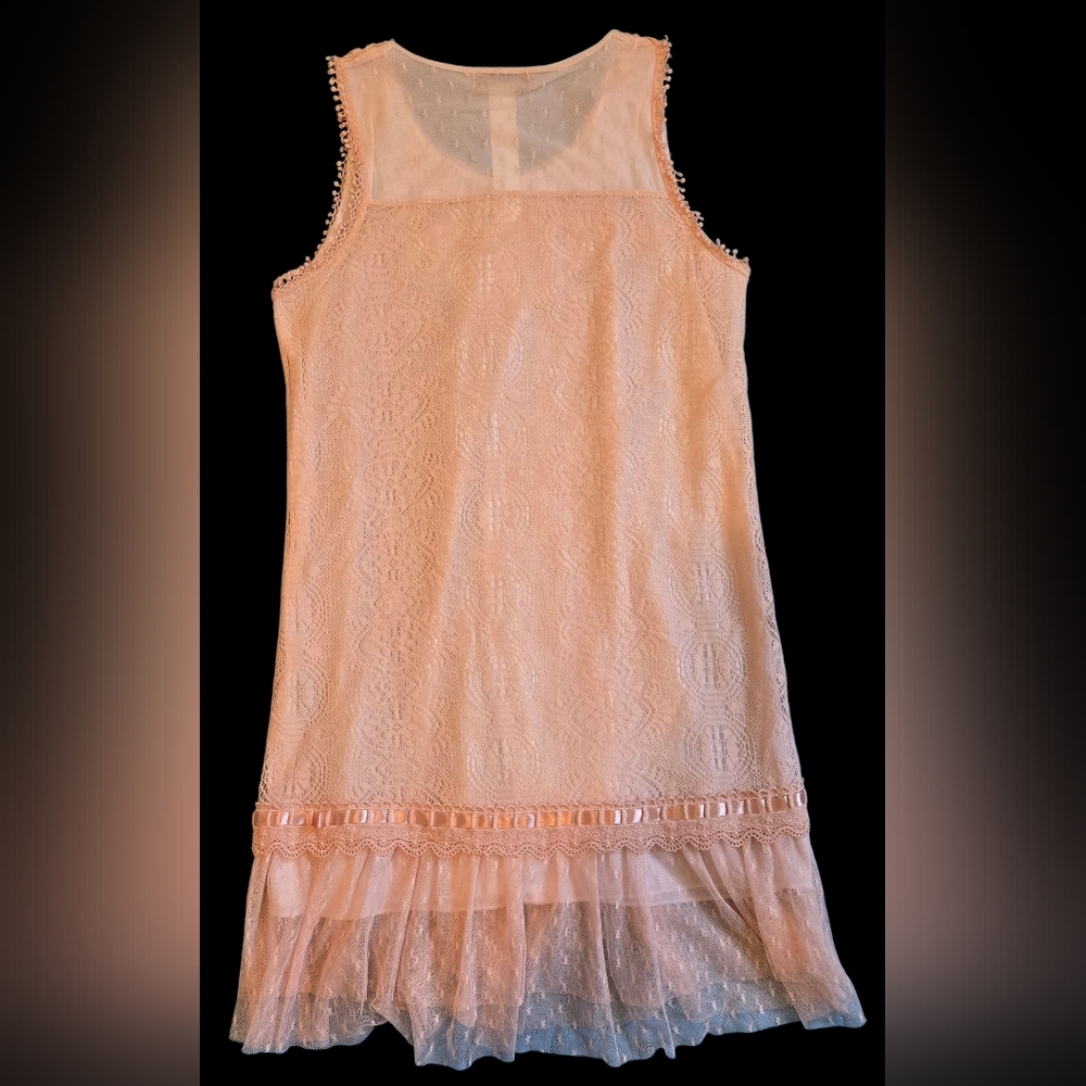 NWT RARE Risøe Be Beautiful Pink Crochet Shift Dress - Picture 10 of 16